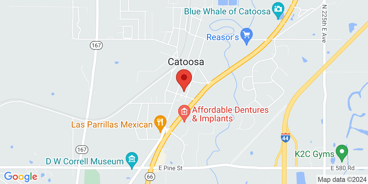 Map of Catoosa Public Library
